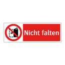 Nicht falten