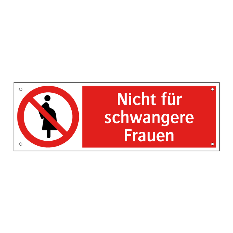 Nicht für schwangere Frauen