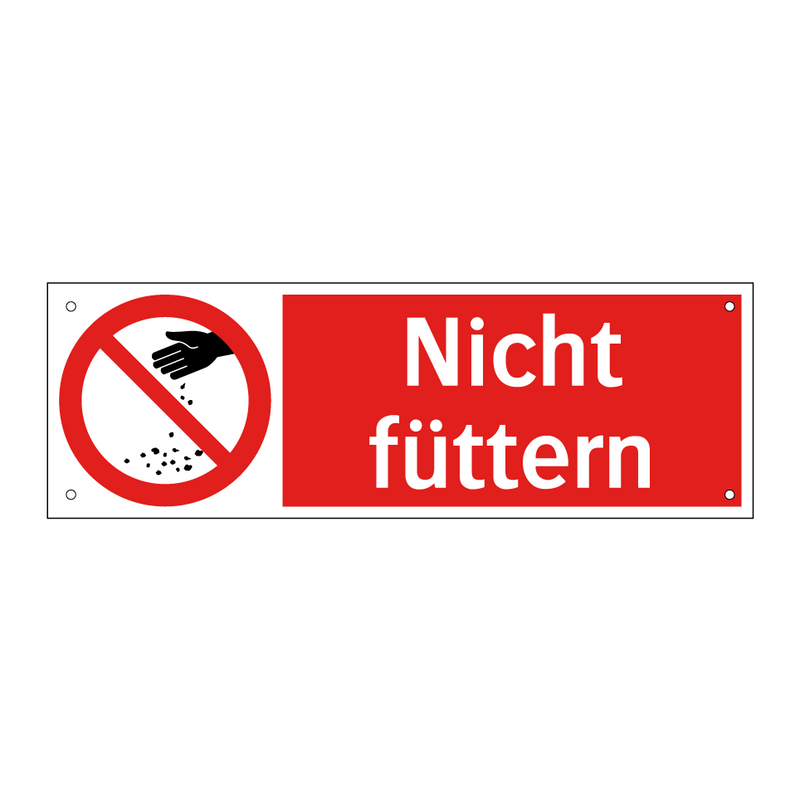 Nicht füttern