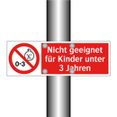 Nicht geeignet für Kinder unter 3 Jahren
