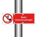 Nicht hinunterspringen