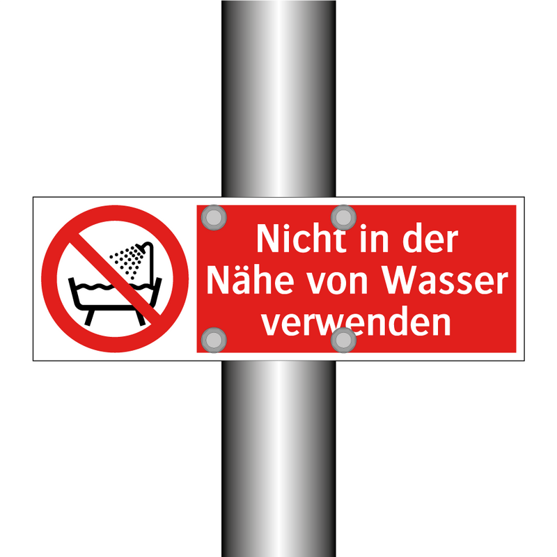 Nicht in der Nähe von Wasser verwenden