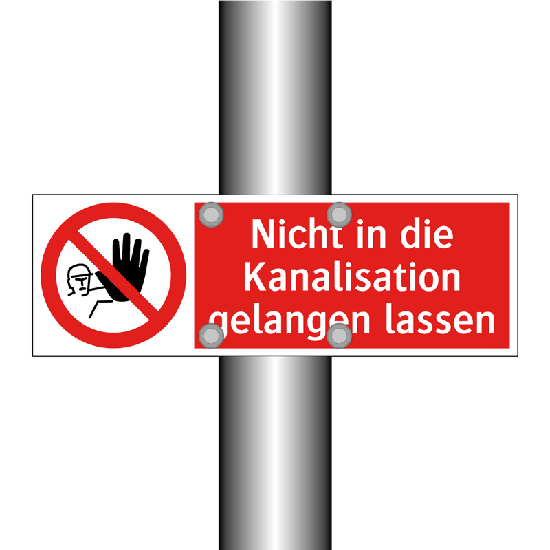 Nicht in die Kanalisation gelangen lassen