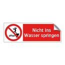 Nicht ins Wasser springen