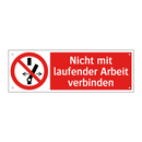 Nicht mit laufender Arbeit verbinden