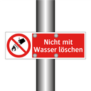 Nicht mit Wasser löschen