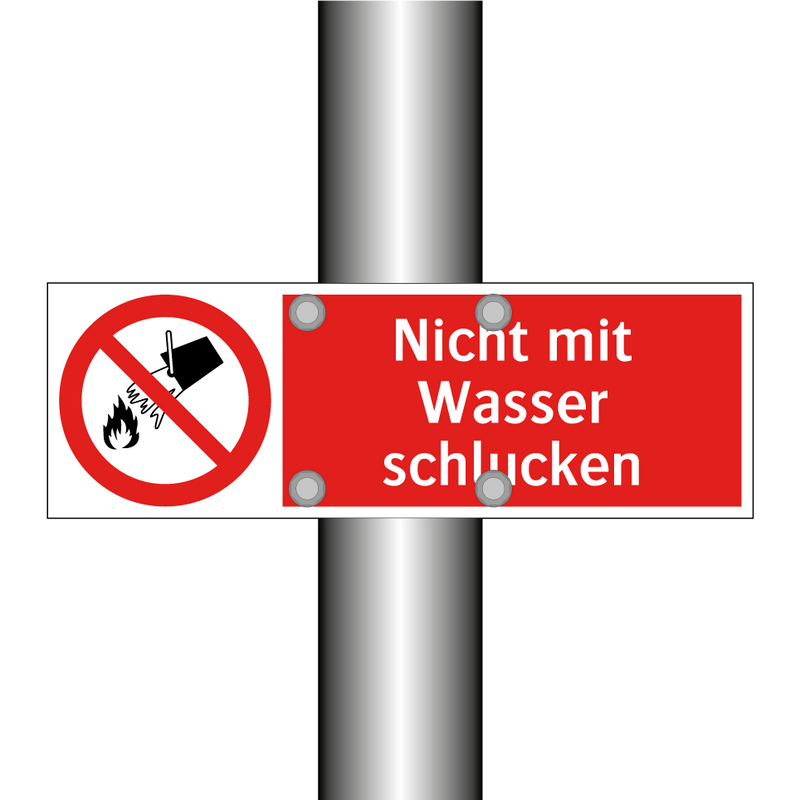 Nicht mit Wasser schlucken