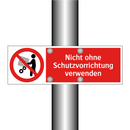 Nicht ohne Schutzvorrichtung verwenden