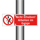 Nicht schalten! Arbeiten im Gange
