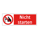 Nicht starten