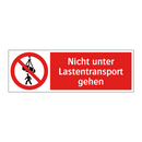 Nicht unter Lastentransport gehen