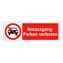 Notausgang: Parken verboten
