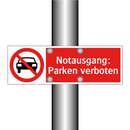 Notausgang: Parken verboten