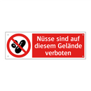 Nüsse sind auf diesem Gelände verboten