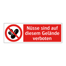 Nüsse sind auf diesem Gelände verboten