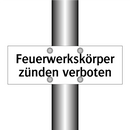 Feuerwerkskörper zünden verboten