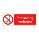 Parasailing verboten