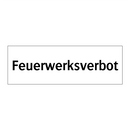Feuerwerksverbot
