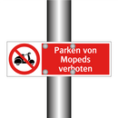 Parken von Mopeds verboten