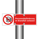 Personenbeförderung im Brandfall verboten