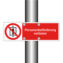 Personenbeförderung verboten