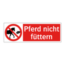 Pferd nicht füttern