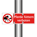 Pferde füttern verboten