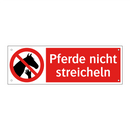 Pferde nicht streicheln