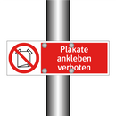 Plakate ankleben verboten