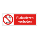 Plakatieren verboten