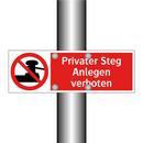 Privater Steg Anlegen verboten