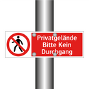 Privatgelände Bitte Kein Durchgang
