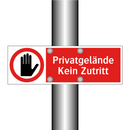 Privatgelände Kein Zutritt
