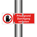 Privatgrund Durchgang verboten