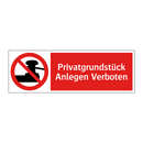 Privatgrundstück Anlegen Verboten