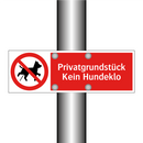 Privatgrundstück Kein Hundeklo