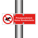 Privatgrundstück: Keine Hundetoilette