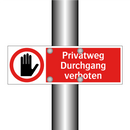 Privatweg Durchgang verboten