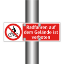 Radfahren auf dem Gelände ist verboten
