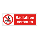 Radfahren verboten