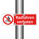 Radfahren verboten