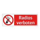 Radios verboten