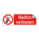 Radios verboten