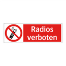 Radios verboten