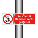 Rauchen & Dampfen nicht gestattet