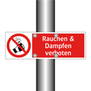 Rauchen & Dampfen verboten