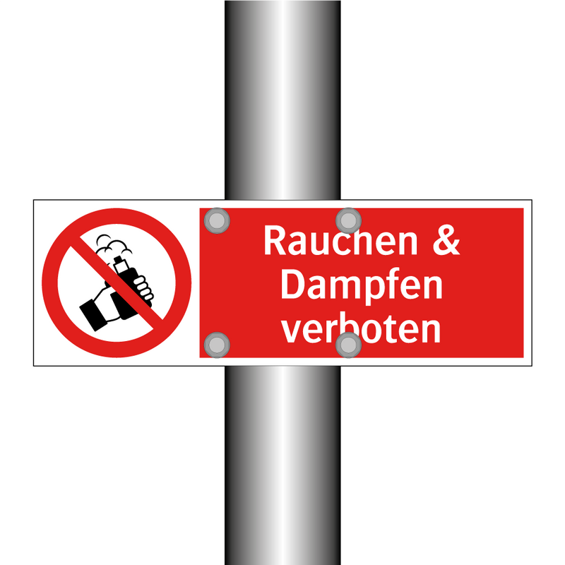 Rauchen & Dampfen verboten