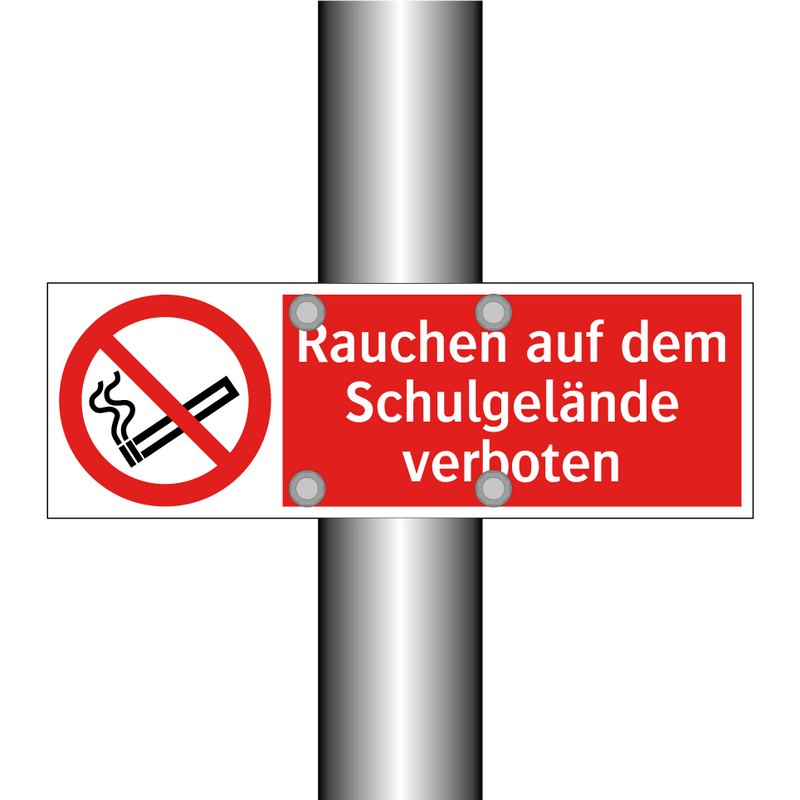 Rauchen auf dem Schulgelände verboten