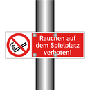 Rauchen auf dem Spielplatz verboten!