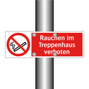 Rauchen im Treppenhaus verboten